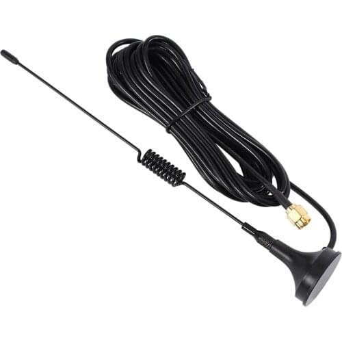 4G Monopole Antenna Suction Cup Magnet 3Meter Sma Antenna Height 31Cm 10Dbi Gain Rg174 Cable for Sim7600A-H Sim7600Sa-H Sim7600E
