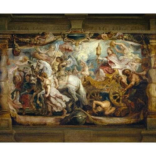 Canvas Prints (Rubens Triumph of the Church) High quality painting Monder art wall decoration prits for room 13-Zjyh-(116)