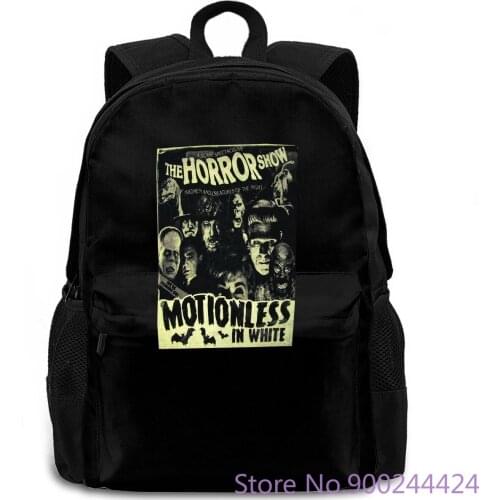 Motionless in White Horror Show Black New Official women men backpack laptop travel school adult student
