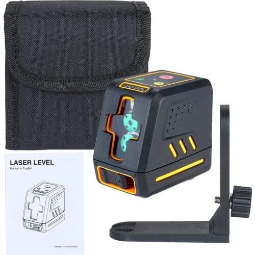 Laser Level Horizontal and Vertical Cross Line Self Leveler Auto-Leveling Spirit Level Self-Leveling Selectable Laser Lines