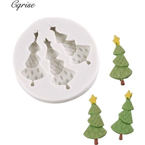 Cute Tree Shape Silicone Mold Soap Mold Cake Decorating Tools Mini candle mold Candy chocolate mold