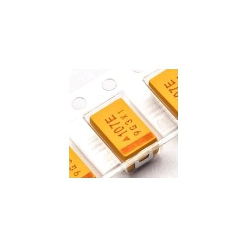 10PCS 100UF 25V 7343 D SMD Tantalum Capacitor