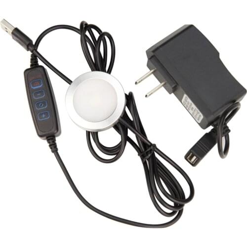 USB LED Lighting Biological Microscope supplementary Lighting Brightness Adjustable Bottom Light source