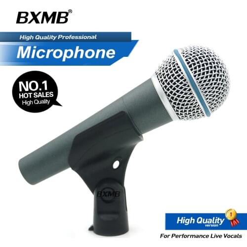 High Quality BETA58 Professional Wired Microphone Supercardioid BETA58A Karaoke Dynamic Handheld Mic for Live Vocals Stage