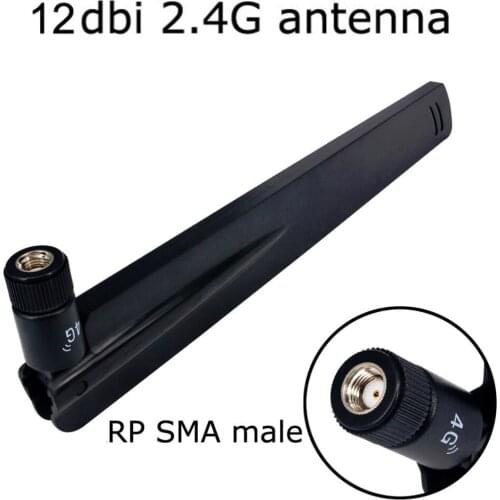 12 dbi 4Ghz Antenna RP SMA Male Universal Antennas Amplifier WLAN Router Antenne Connector Booster