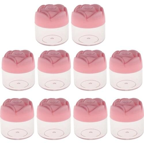 20 Pieces 20g Plastic Makeup Cream Moisturizer Powder Cosmetic Storage Jar