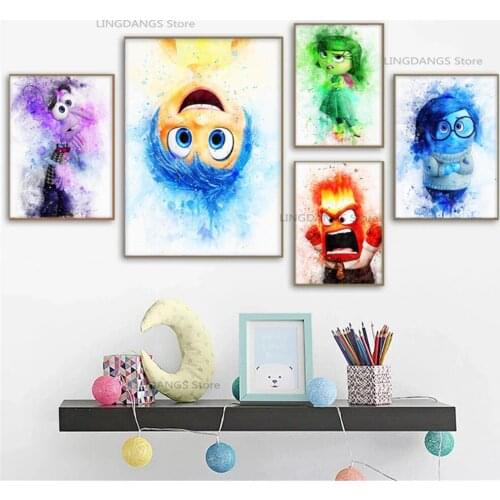 Disney 5d Diy Diamond Painting Cartoons Character Inside Out Diamond Mosaic Embroidery Cross Stitch Full Drill Home Decor Gift