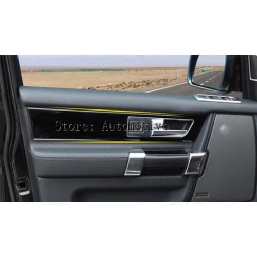 For Land Rover Discovery 4 LR4 Interior Door Handle Panel Trim ABS Chrome Sticker 2010-2016 Car Accessories New Arrivals 4pcs