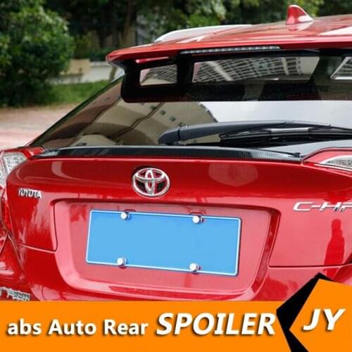 For CHR C-HR Roof Spoiler 2018-2019 Toyota CHR C-HR Roof Spoiler DYTF ABS Material Car Rear Wing Primer Color Rear Spoiler