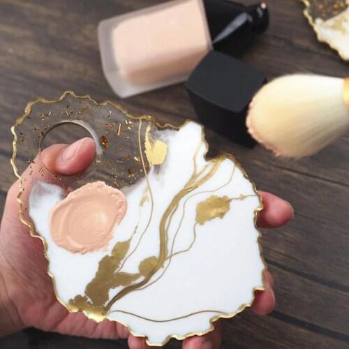 Fashion Molds Creative Silicone Irregular Tray Molds DIY Crafts Resin Epoxy Cosmetics Make Up Palette Mould