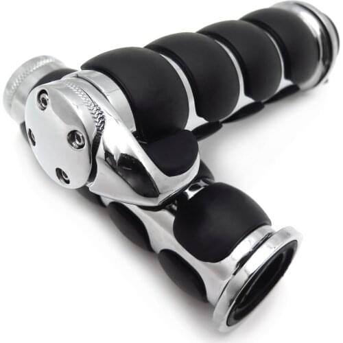 Motorcycle Rubber Hand Grips 7/8" 22mm For Honda CBR 600 F3 F4i 900 929 954 1000 RR/ Yamaha FZR YZF 600 600R R1 R6 R6S