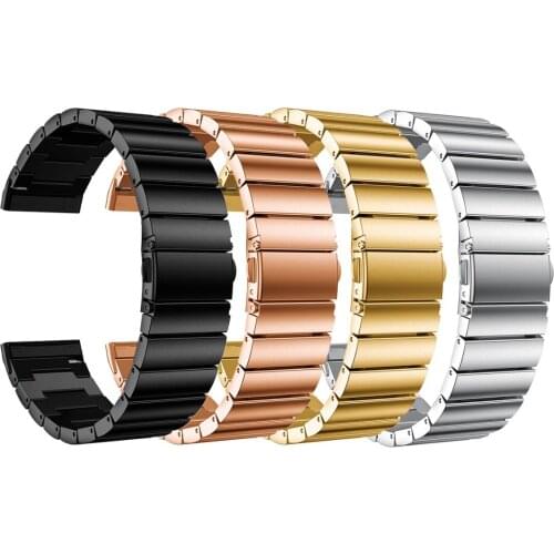 Luxury Stainless Steel Watch Band For Fitbit Versa 3/Fitbit Sense Replacement Accessories Hight Quality Folding Clasp Strap Band