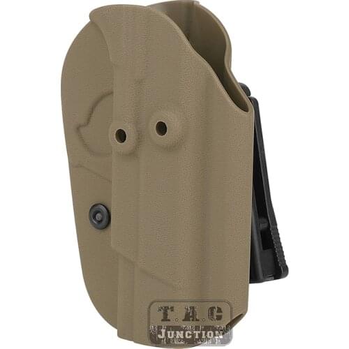Tactical HSG Style OWB Kydex Waist Holster Right Hand TEK-LEK Back Clip Holster For COMP-TAC Beretta 92 M9 DE