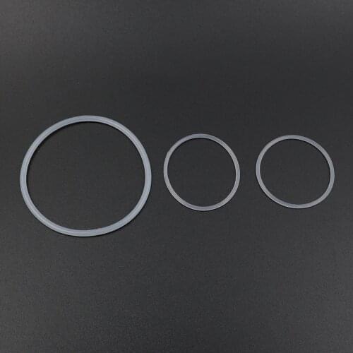 3pcs O-Ring Seals White color waterproof Spare silicone O-ring For JKK36 LED Flashlight torch