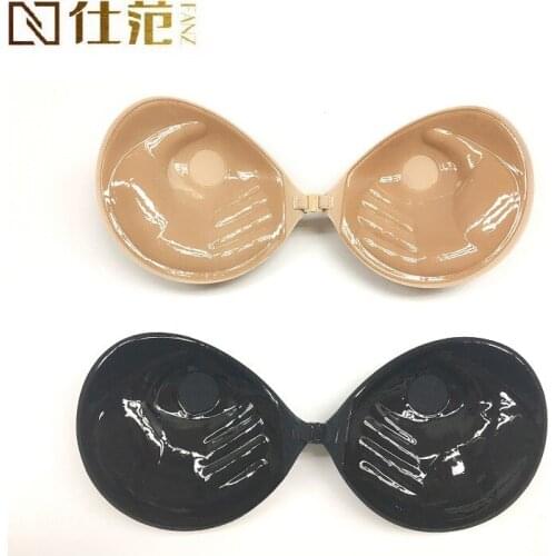 Palm-type underwear chest stickers thickened 3CM palm cup bra gathered wedding dress Comfortable underwear feeding bra