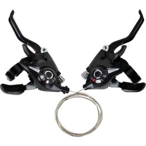 Bike Derailleurs 3x7 21 Speed Switch MTB Bicycle Shifter Levers Brake With Shift Cable Cycling Disc Handle for Bike Trekking