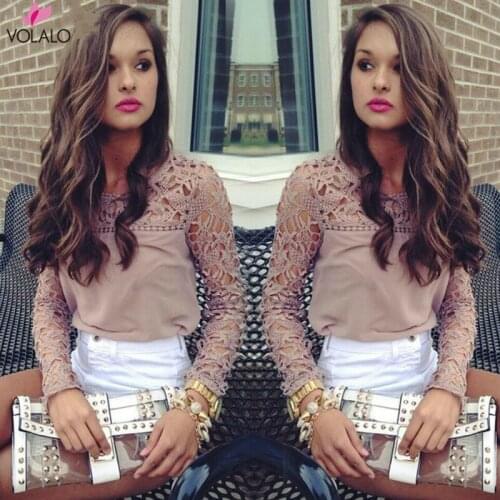 VOLALO Womens Chiffon Blouses