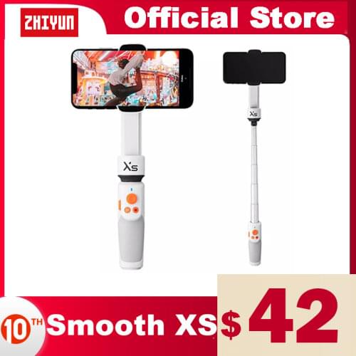ZHIYUN Official SMOOTH XS Selfie Stick Gimbal Palo Phone for Smartphones Xiaomi Redmi Huawei iPhone Samsung Handheld Stabilizer