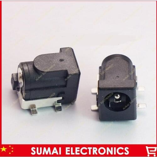 100pcs DC-050 5.5*2.1MM DC jack Tablet laptops 4 SMT PIn DC power supply Jack Power wire plug socket