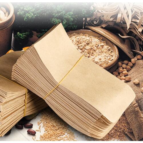 100pcs Kraft Paper Bags Corns Wheat Rice Seeds Packaging Storage Bag Envelop Style Kraft Paper Seed Seed Protective Envelope Bag