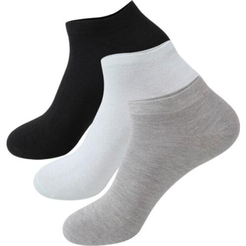 2021 Autumn Man Socks Breathable Sports socks Solid Color Boat socks Comfortable Cotton Ankle Socks