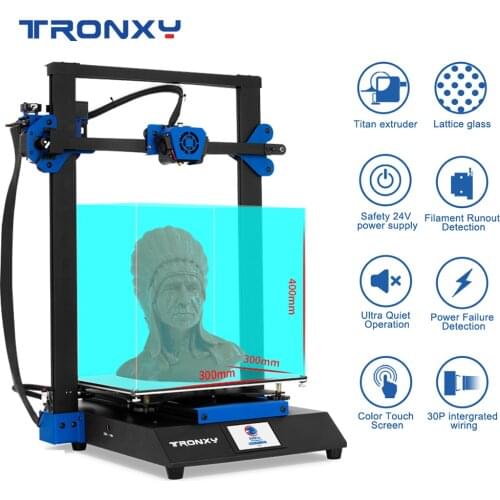 XY-3 Pro Resume Power Failure Lattice Glass 3D Printer DIY Kit with High-Precision Ultra-quiet Smart Filament Detection Function