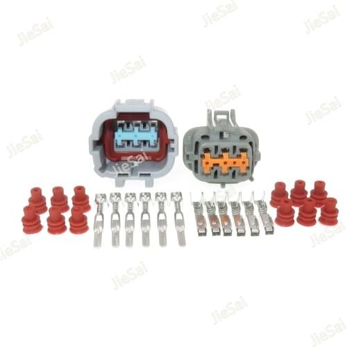 6 Pin 6185-1175 PB291-06127 Automotive Electrical Headlight Socket Light Lamp Connector For Nissan Teana