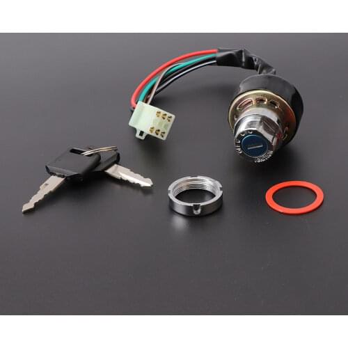 1 set Motorcycle Ignition Switch 3 Position 6 Wire With 2 Keys fit for Harley Bobber Scooter Chopper Kawasaki ATV Go Kart