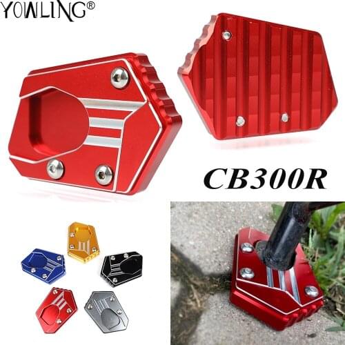 Motorcycle Side Stand Enlarge Plate Kickstand Extension For HONDA CB300R CB300 CBR 300 R 250R 2013-2018 2019 2020 Accessories