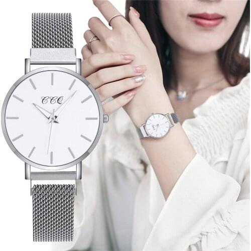 Women Simple Dial Fashion Wrist Watches Luxury Female Magnetic Watches Clock Reloj Mujer Zegarek Damski