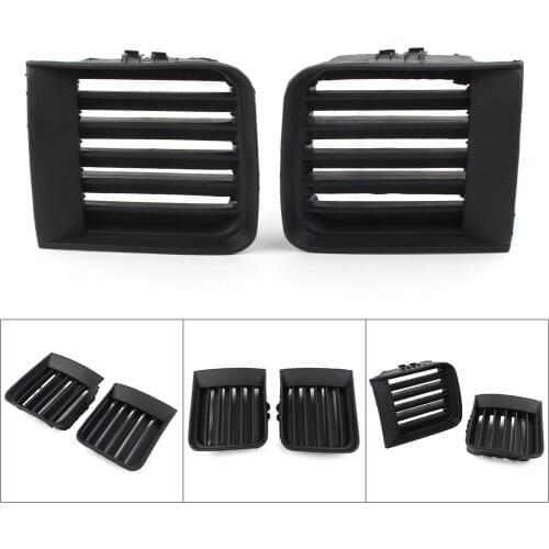 Black ABS Car Front Bumper Fog Light Lamp Grille Cover Trim LH+RH 2pcs For Nissan Pathfinder 1999 2000 2001 2002 2003 2004