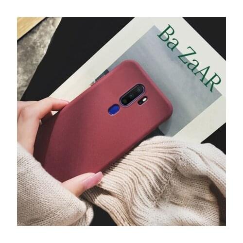 For OPPO A9 2020 Case Soft Matte Silicone Slim Protective Back Cover Case for oppo a5 2020 full cover phone shell