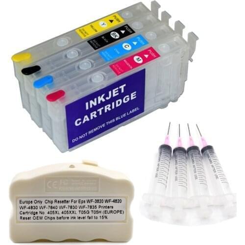 Europe 35xl Chip Resetter And cartridge No Chip For Epson WorkForce Pro WF-4720DW 4725DW 4730DTW 4740DTWF printer