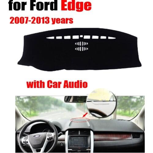 RKAC Car dashboard covers mat for Ford Edge 2007-2013 High configuration Left hand drive dashmat pad dash cover auto accessories