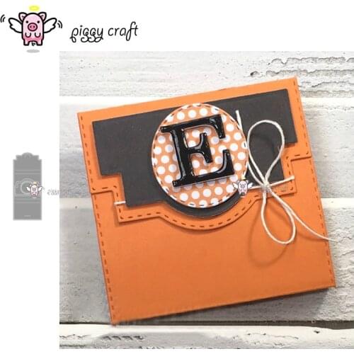 Piggy Craft metal cutting dies cut die mold Notebook gift box card Scrapbook paper craft knife mould blade punch stencils dies