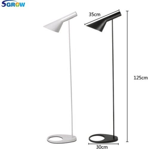 SGROW Nordic Creative Design Floor Lamps for Bedroom Living Room Industrial Metal Stand Lights LED Lampara Lighting Fixtures