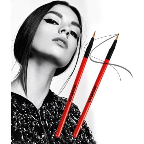 Red&Black profissional Eyeliner Brush Eye liner Lipliner Brush Multifunction Makeup Tool eyeliner brushes pinceis
