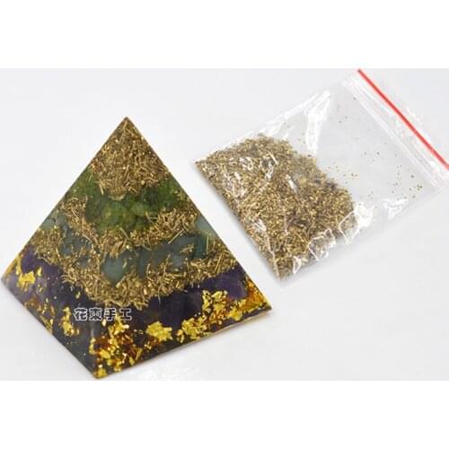 Orgonite Metal Chips DIY Energy Tower Pyramid Fillings Material Epoxy Resin Art