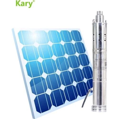 Kary low price dc 24V max lift 90m submersible water pumps stainless steel screw pump
