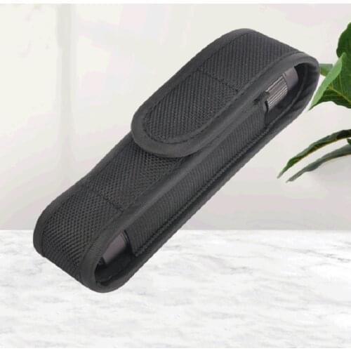 Strong Light Velcro Flashlight Protective Cover Tactics 360 Degree Rotatable Flashlight Leather Cover Flashlight Cover