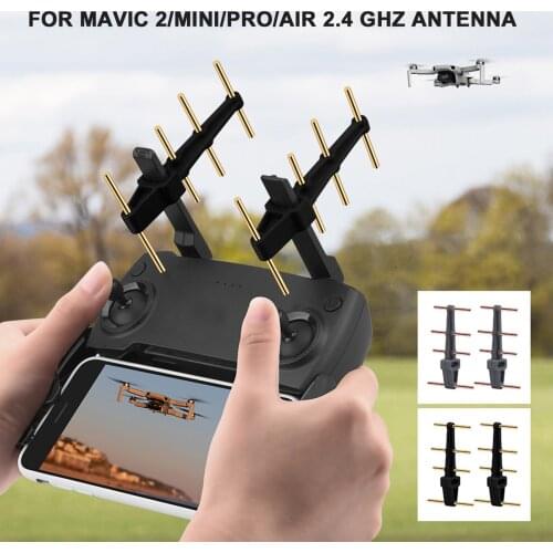 2PCS Universal Range Extender Yagi Antenna Signal Amplifier Booster for DJI Mavic 2 Mini Pro Remote Controllers