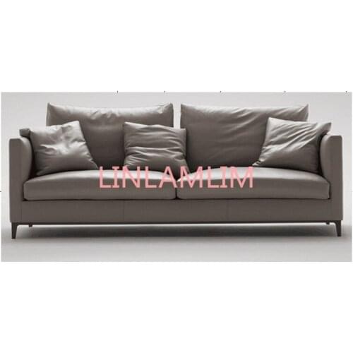 High quality cow top graded genuine real leather sofa/living room sofa furniture latest style home used three seat leather couch