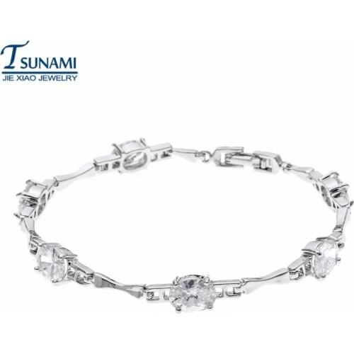 The top-quality AAA elliptical zircon bracelet A jewelry bracelet for all kinds of occasions-SL-013