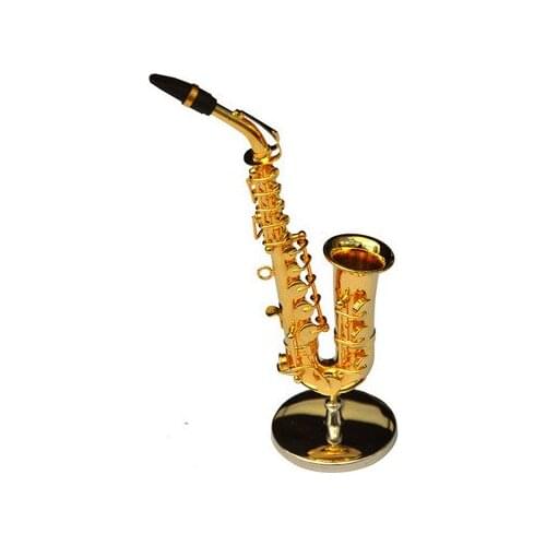12CMChina Western musical instrument mini saxophone modelTenor Saxophone Rack Tenor Saxophone With Adjust Display Rack