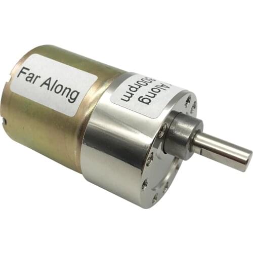 12V 24V Micro Brushed DC Gear Motors 12 Volt High Torque Slow Low Speed 5 To 600RPM In DC Motor Adjustable Speed Reversed
