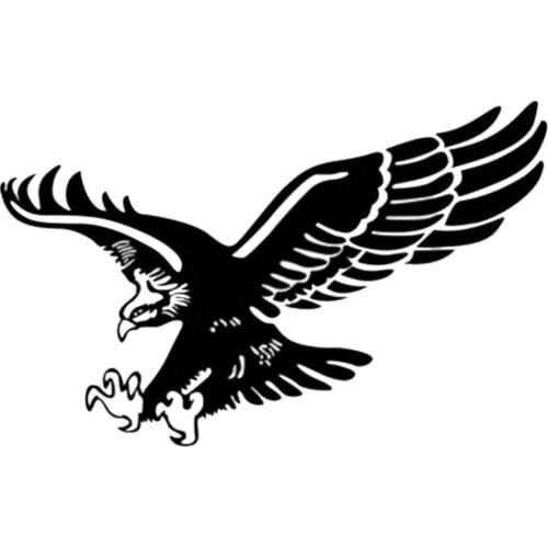 45% Dropshipping!Eagle Shape Self-adhesive Auto Car Body Left Right Decal Sticker DIY Decoration