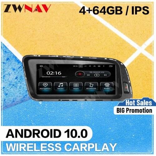 Android 10 screen Car multimedia Player for AUDI Q5 A4 B8 2009 2010-2014 2015 car GPS navigation audio radio stereo BT head unit