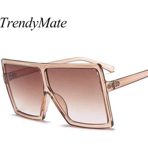 Oversize Frame Square Sunglasses Women 2018 Newest Shield Goggle Eyewear Men Luxury Eyeglasses Mens Retro Lunettes 1151T