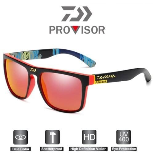 Daiwa Fashion Mens Outdoor Fishing SunglassesRetro Cycling Sunglasses Sea Fishing Windproof Sunglasses