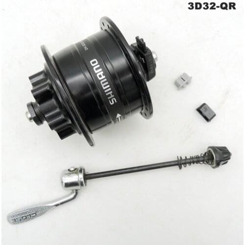 DH-3D32 3D37 6V/3W 32 hole quick release mount center lock Power generate electricity bike Hub